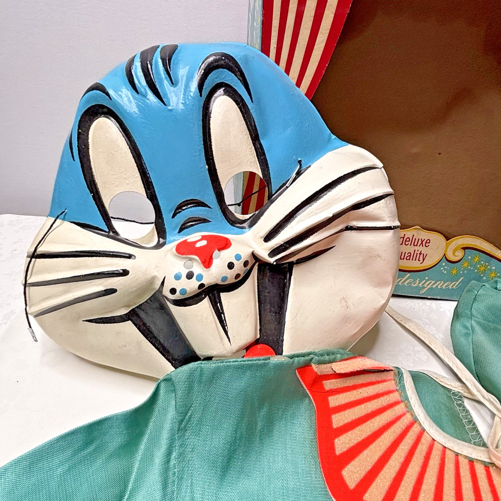 Vintage! BUGS BUNNY #2103 Small Collegeville COSTUME BOX Looney Tunes Halloween